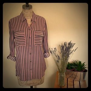 Express city shirt striped small